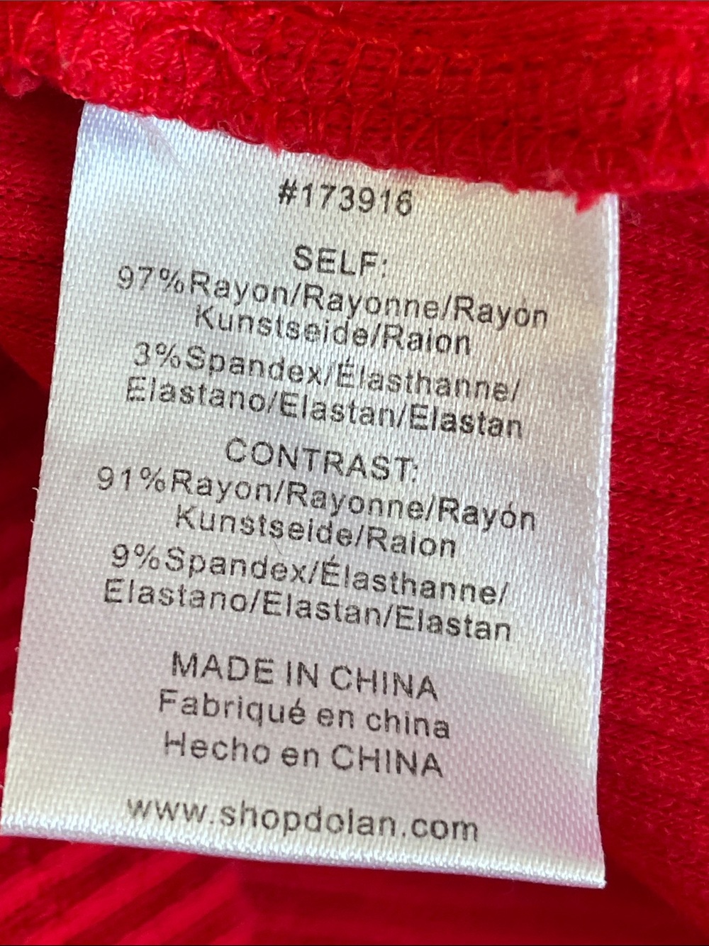 Dolan Left Coast Collection Ribbed V-Neck Collared Top - Picture 5 of 5